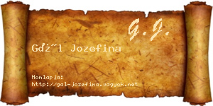 Gál Jozefina névjegykártya